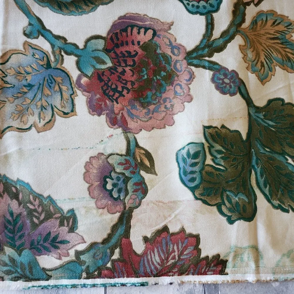 Unused Fabric Material Remnant - 1 yard - Irregular